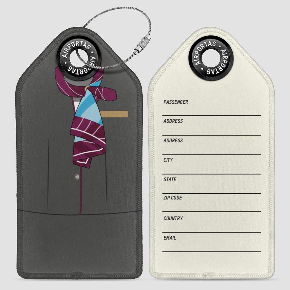 QR Female Cabin Crew Uniform - Luggage Tag