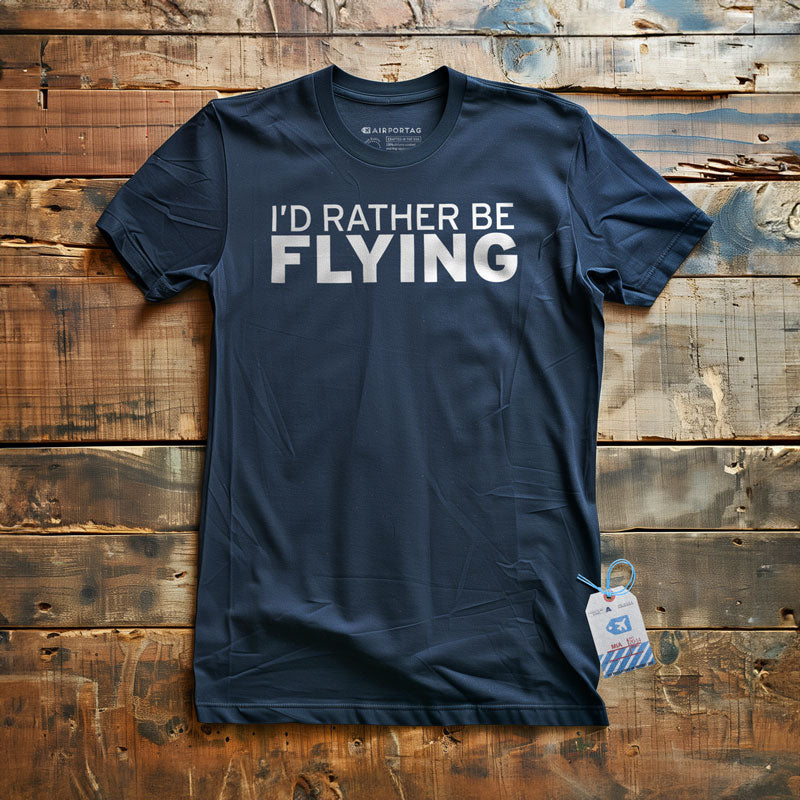 私はむしろ飛んでいるだろう - Tシャツ