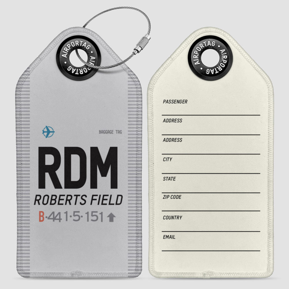 RDM - Étiquette de bagage