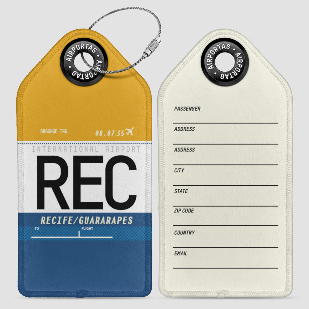 REC - Étiquette de bagage