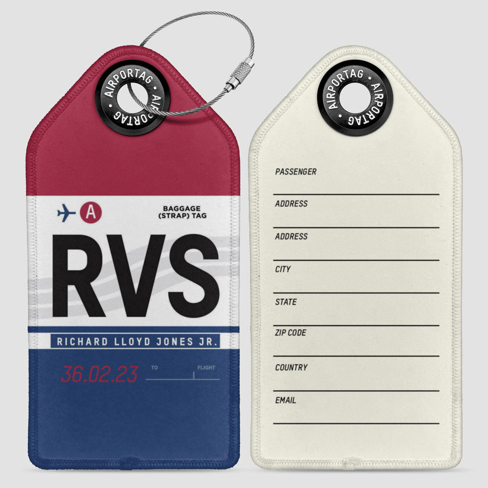 RVS - Étiquette de bagage