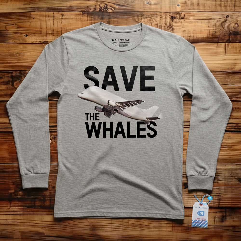 Save The Whales - Long Sleeve T-Shirt
