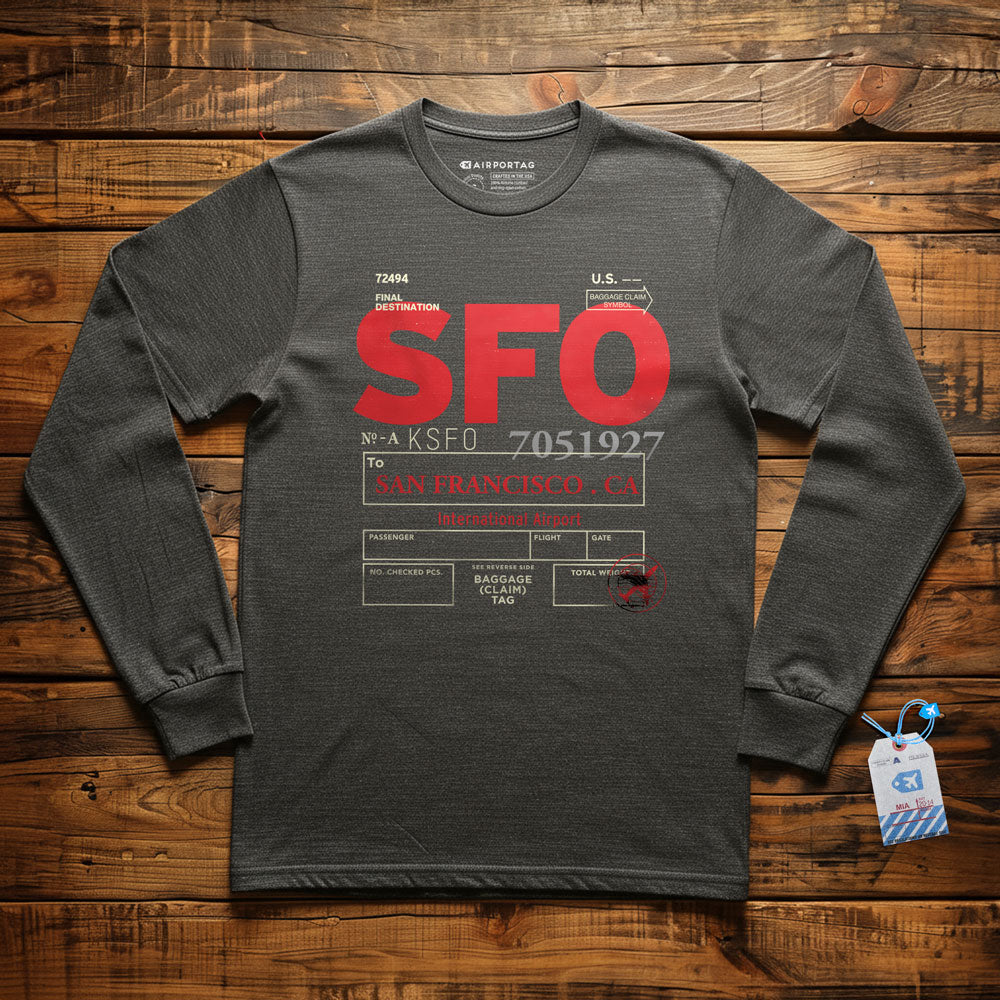 SFO Code - Long Sleeve T-Shirt