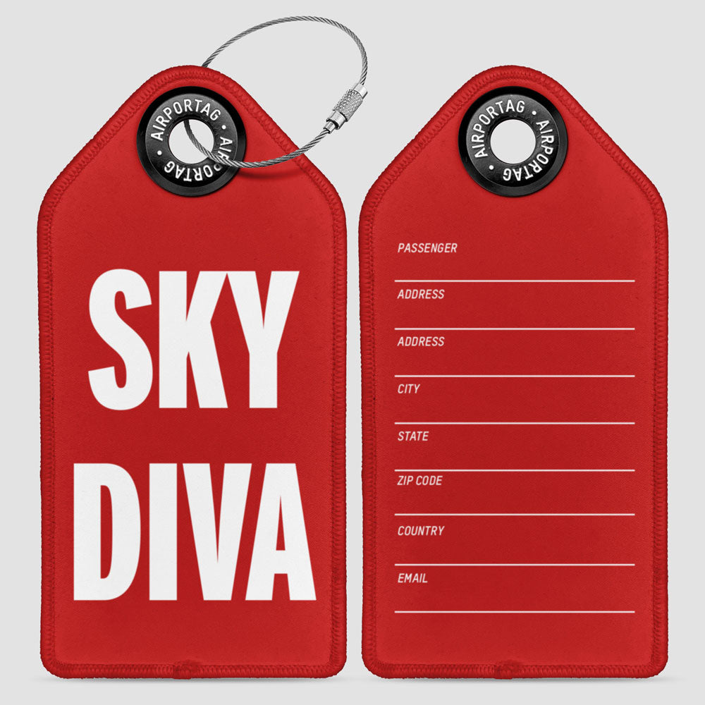 Sky Diva - Luggage Tag