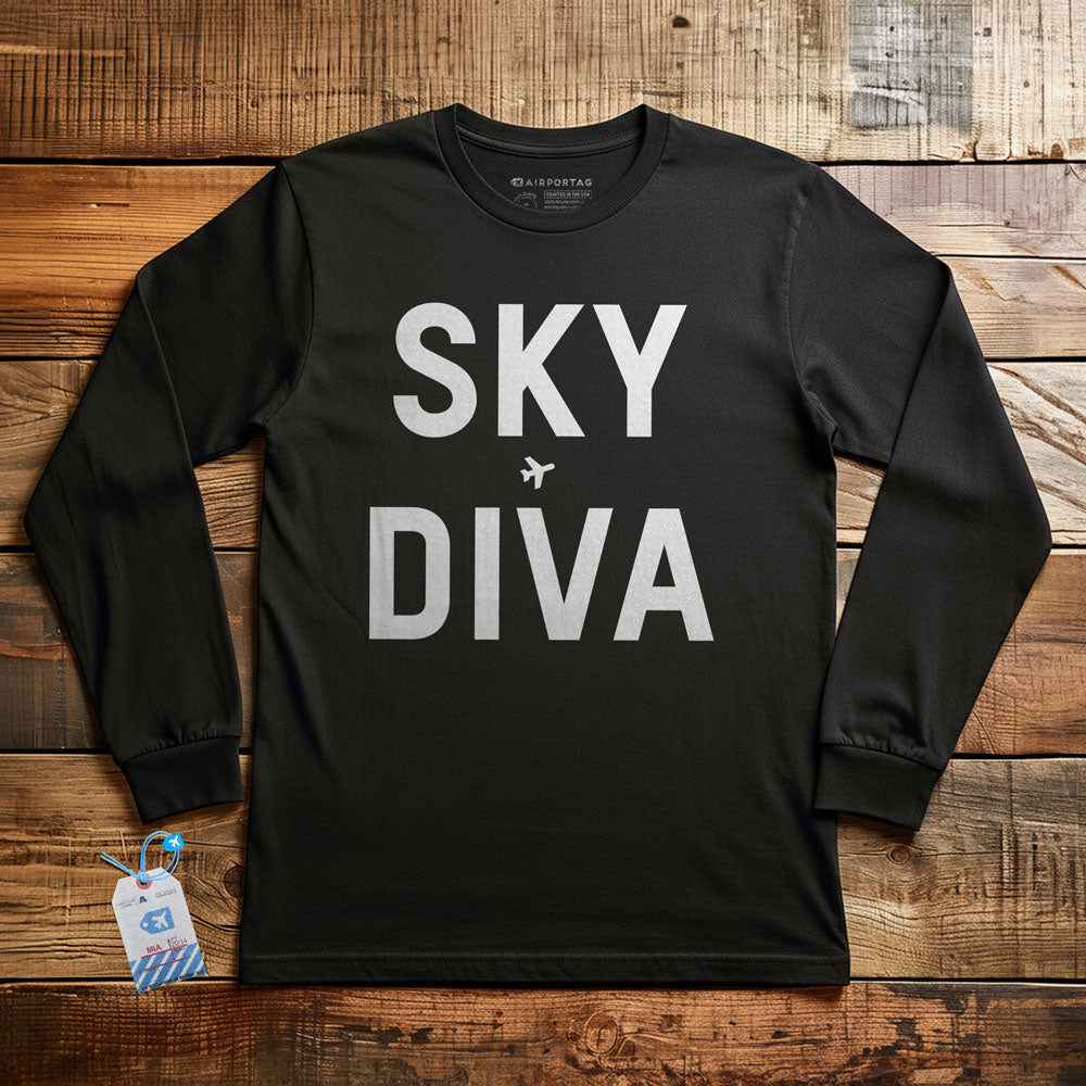 Sky Diva - Long Sleeve T-Shirt