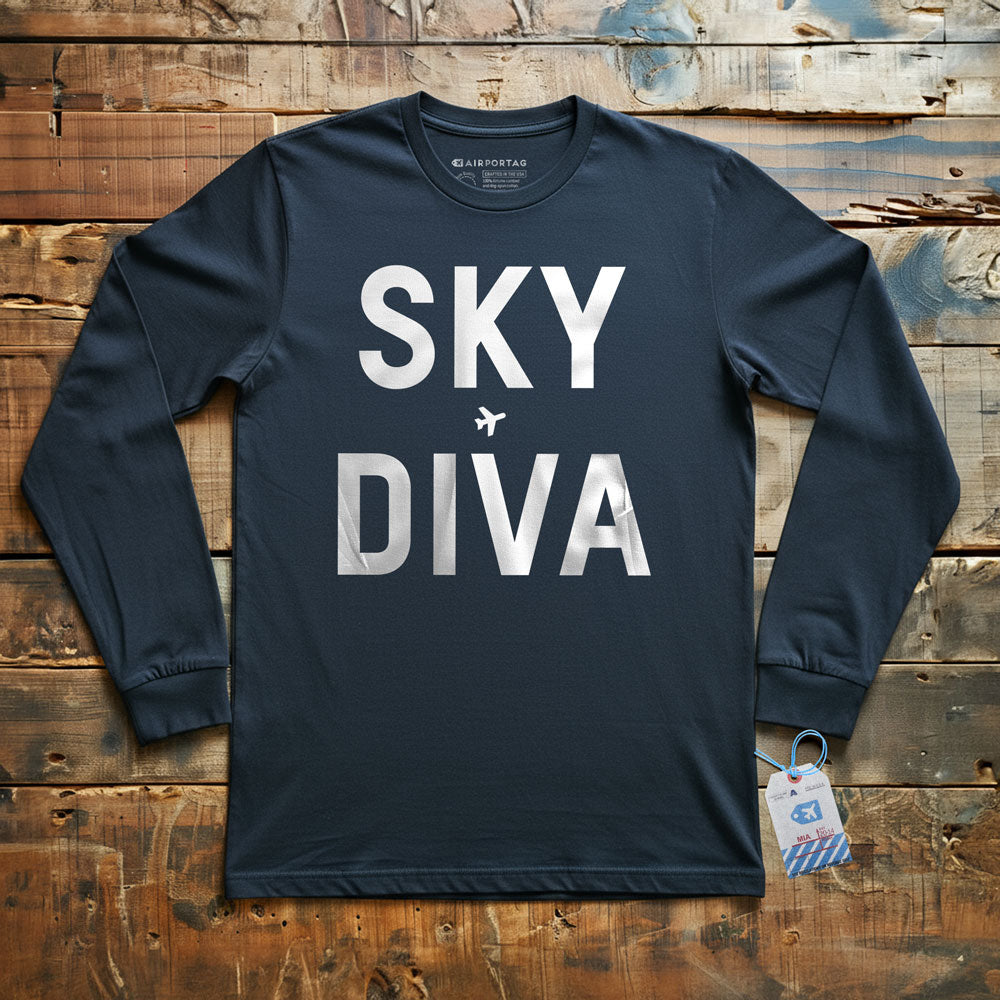 Sky Diva - Long Sleeve T-Shirt