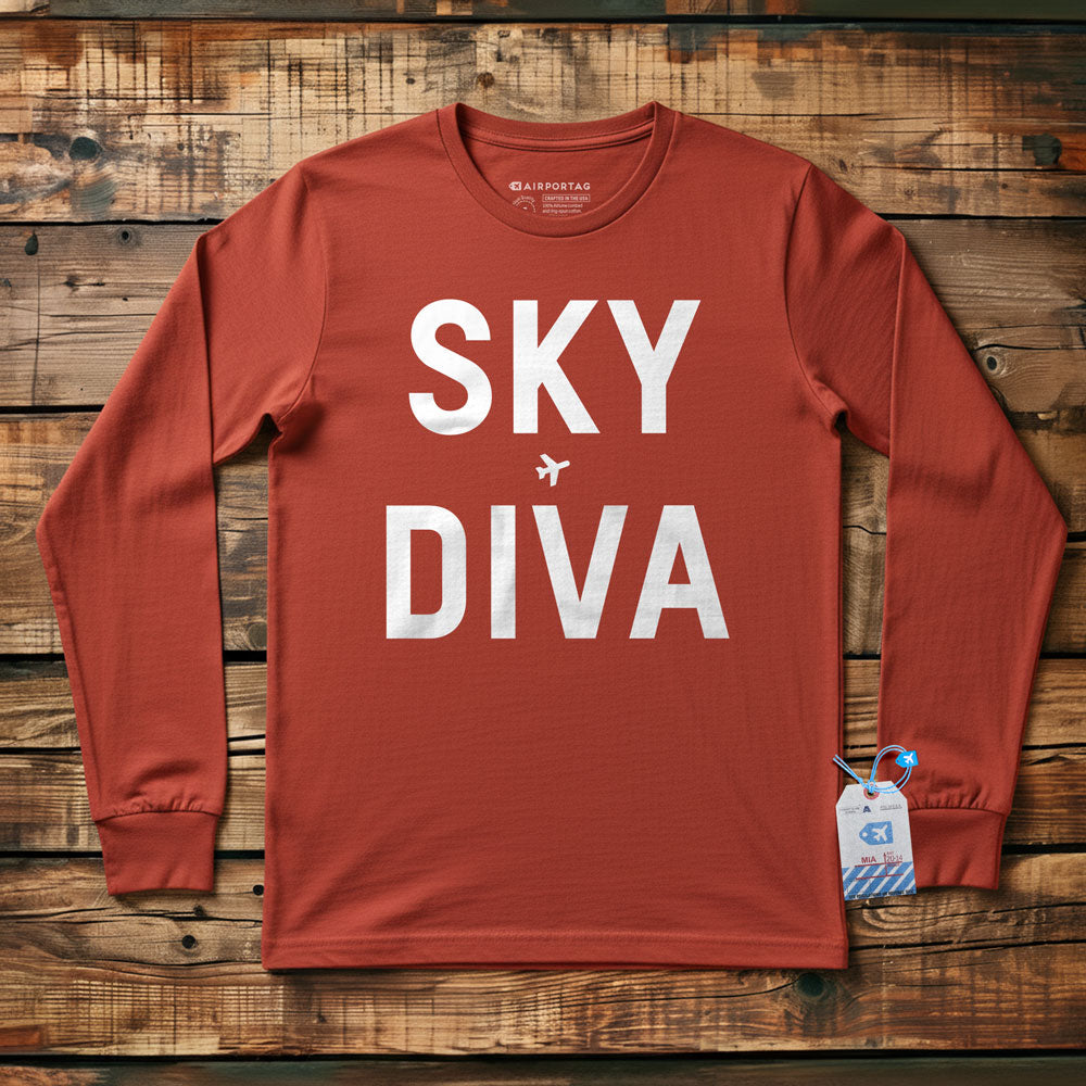 Sky Diva - Long Sleeve T-Shirt