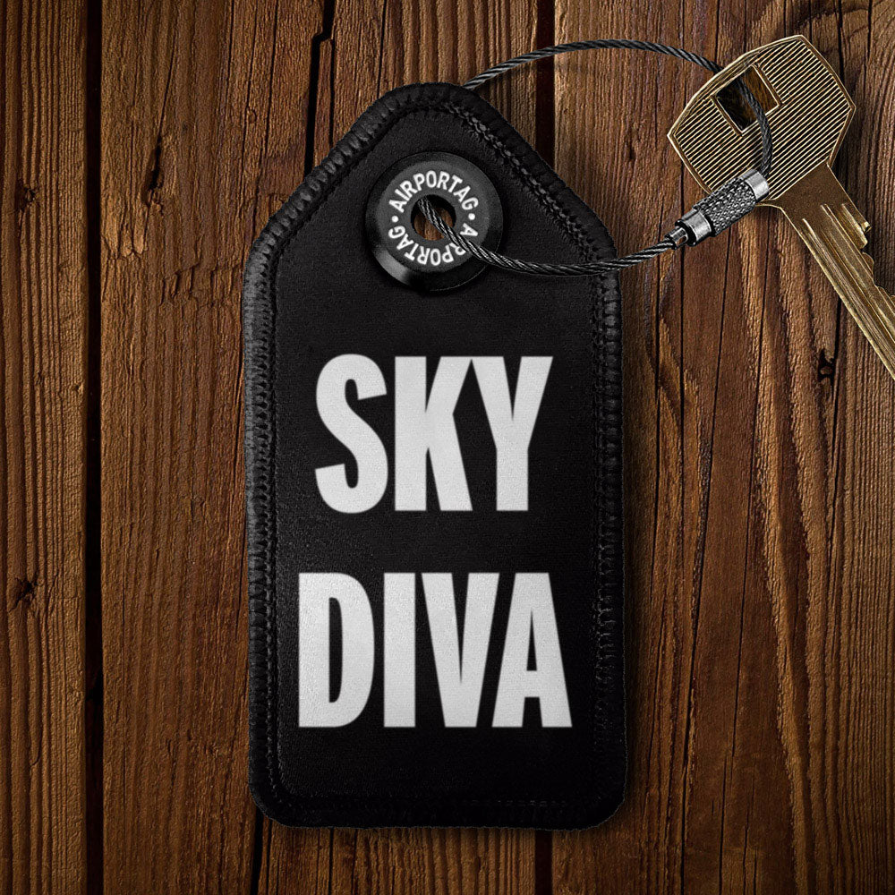 Sky Diva - Tag Keychain