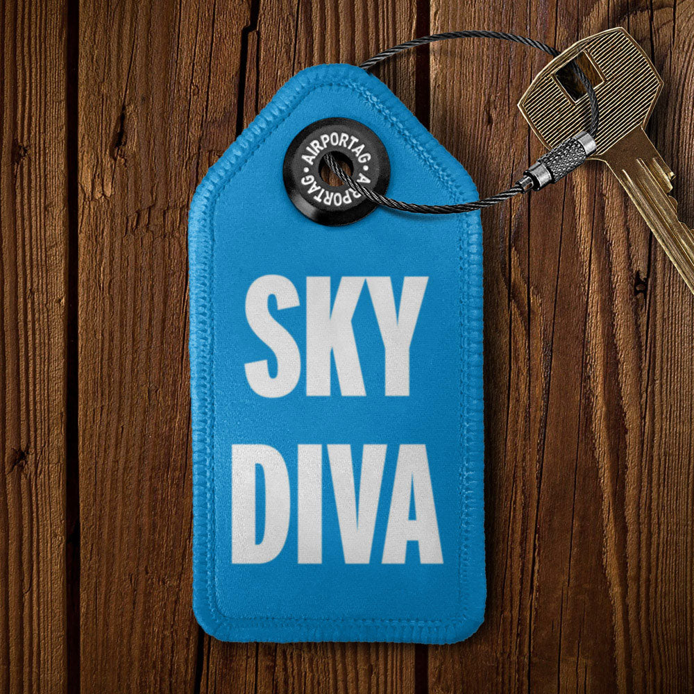 Sky Diva - Tag Keychain