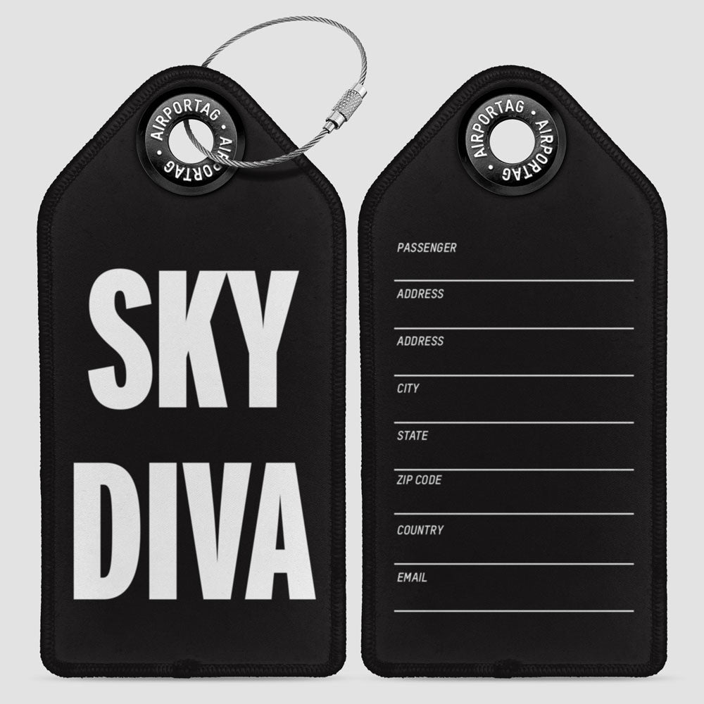 Sky Diva - Luggage Tag