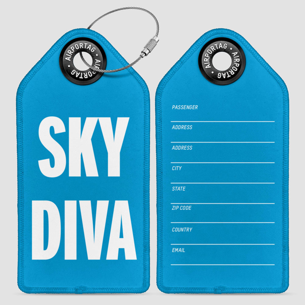 Sky Diva - Luggage Tag