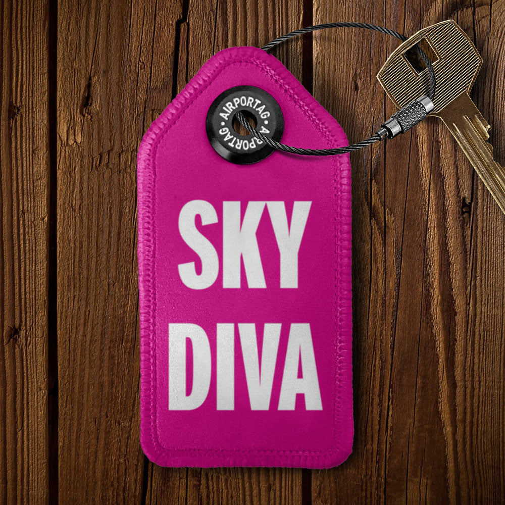 Sky Diva - Tag Keychain
