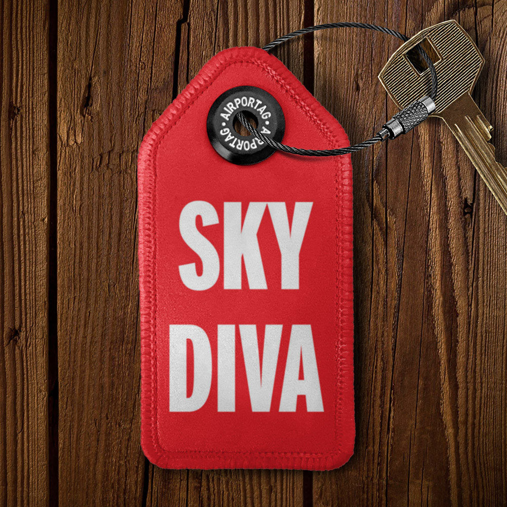 Sky Diva - Tag Keychain