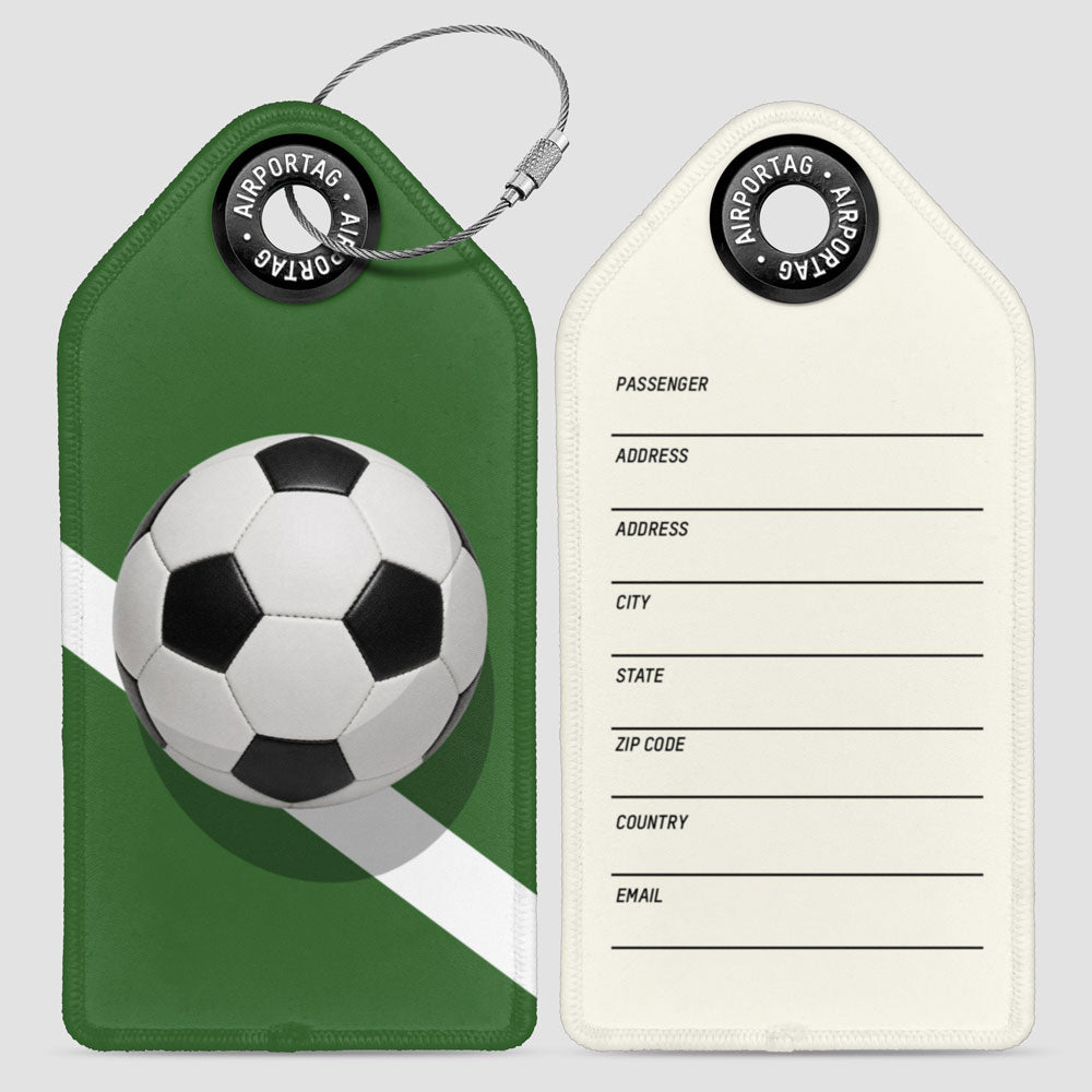 Soccer Ball - Luggage Tag