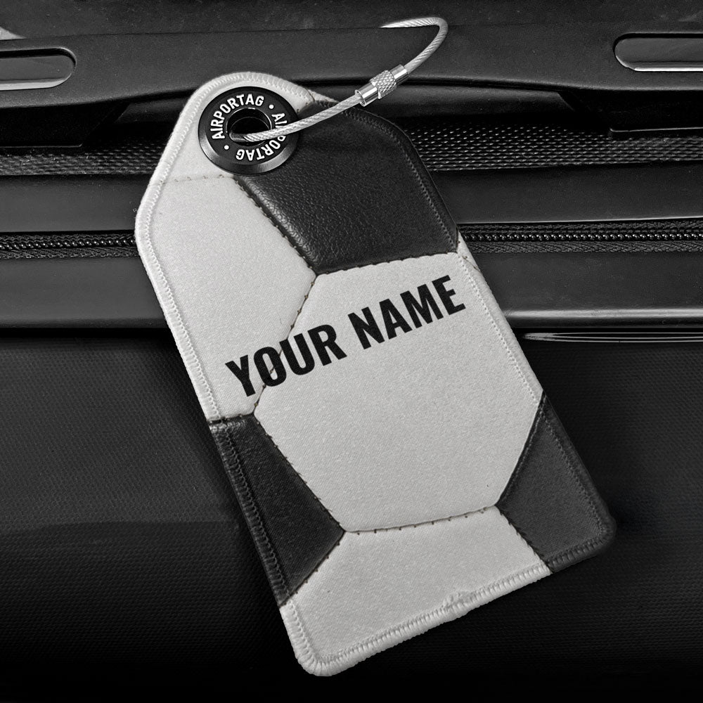 Soccer Ball Texture - Luggage Tag