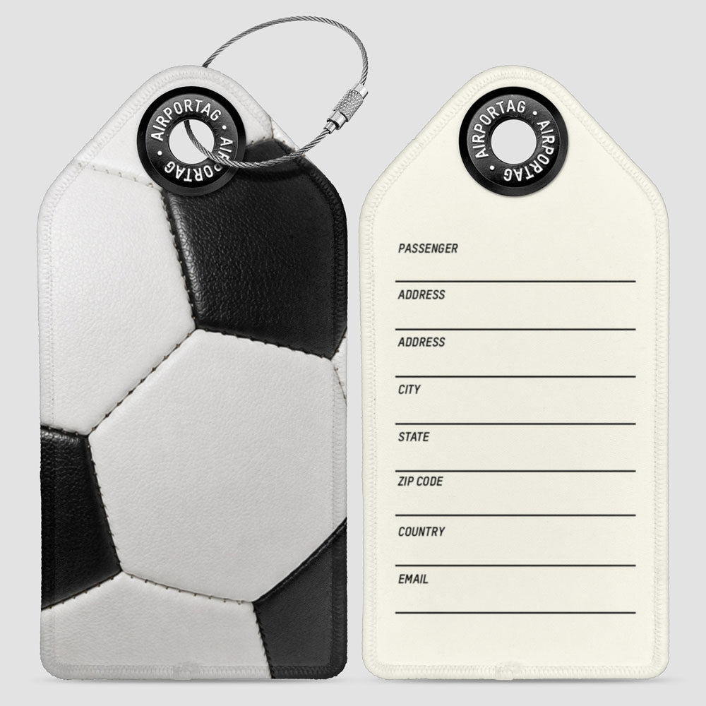 Soccer Ball Texture - Luggage Tag