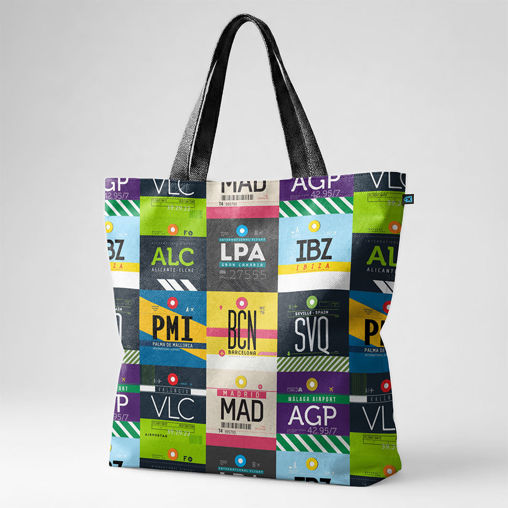 スペインの空港 - トートバッグ