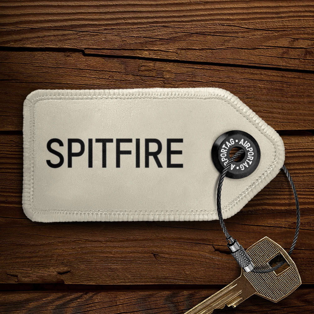 Spitfire - Porte-clés avec étiquette