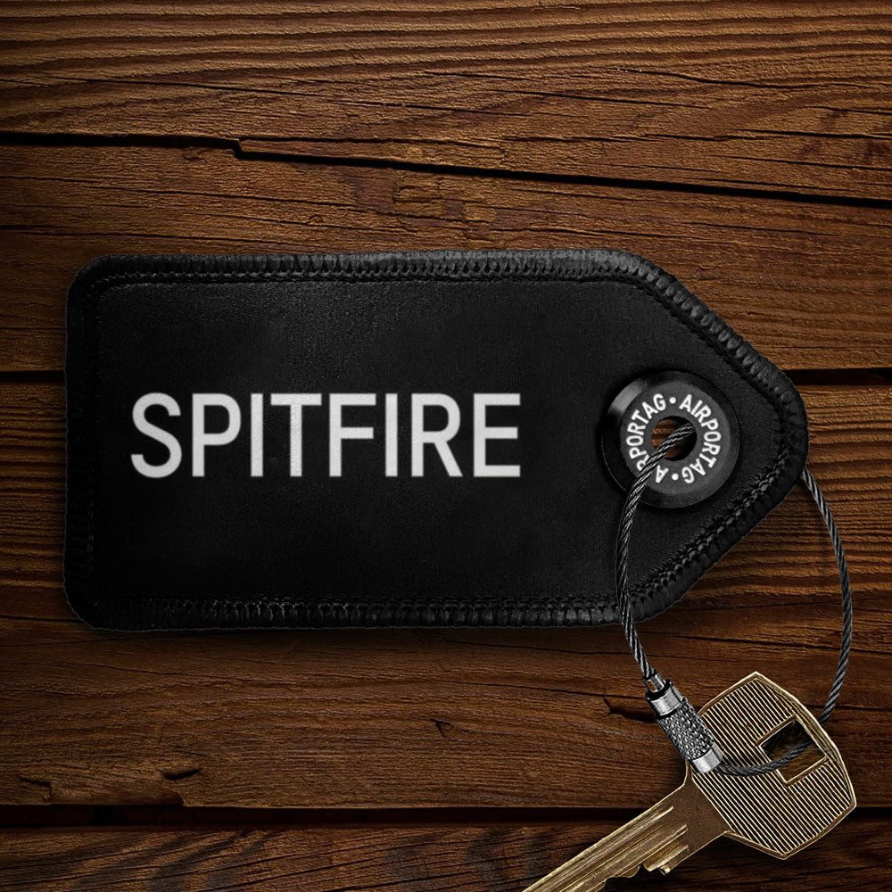 Spitfire - Porte-clés avec étiquette