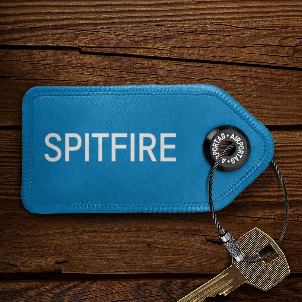 Spitfire - Porte-clés avec étiquette
