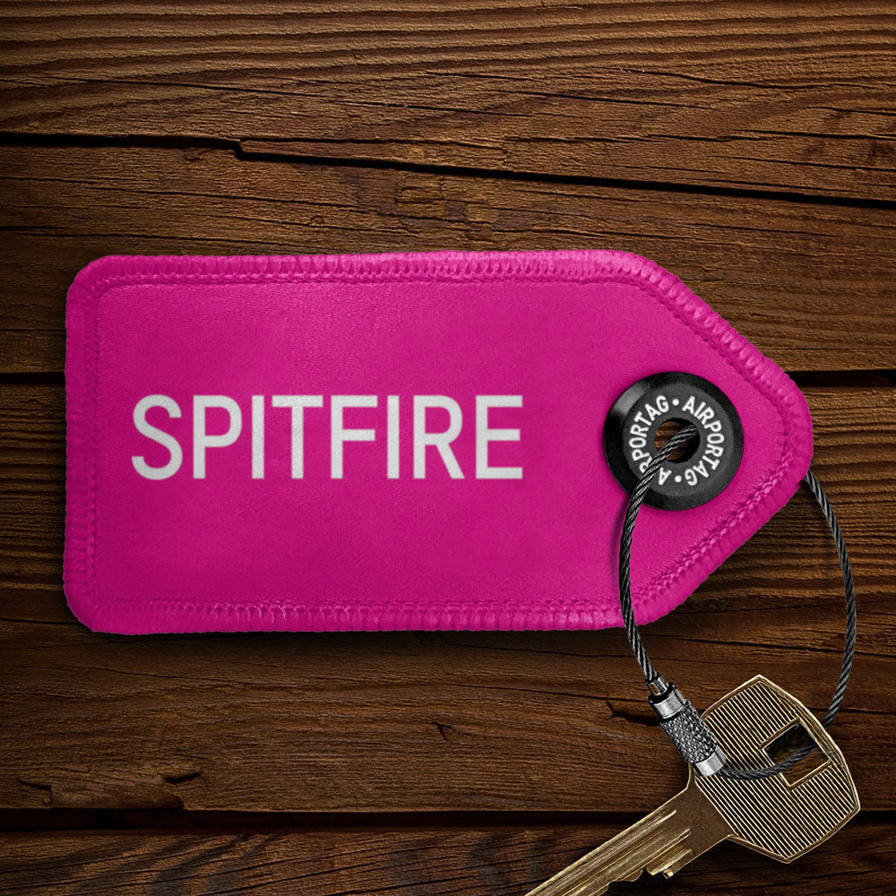 Spitfire - Porte-clés avec étiquette
