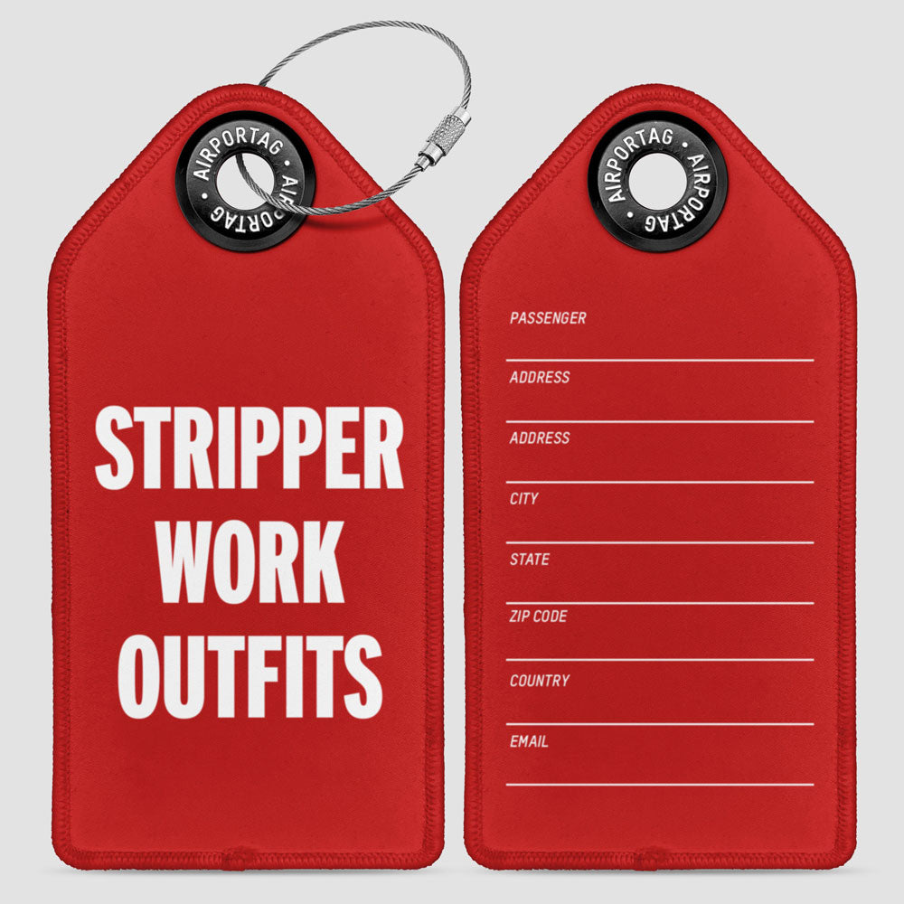 Stripper, Work Outfits - Luggage Tag