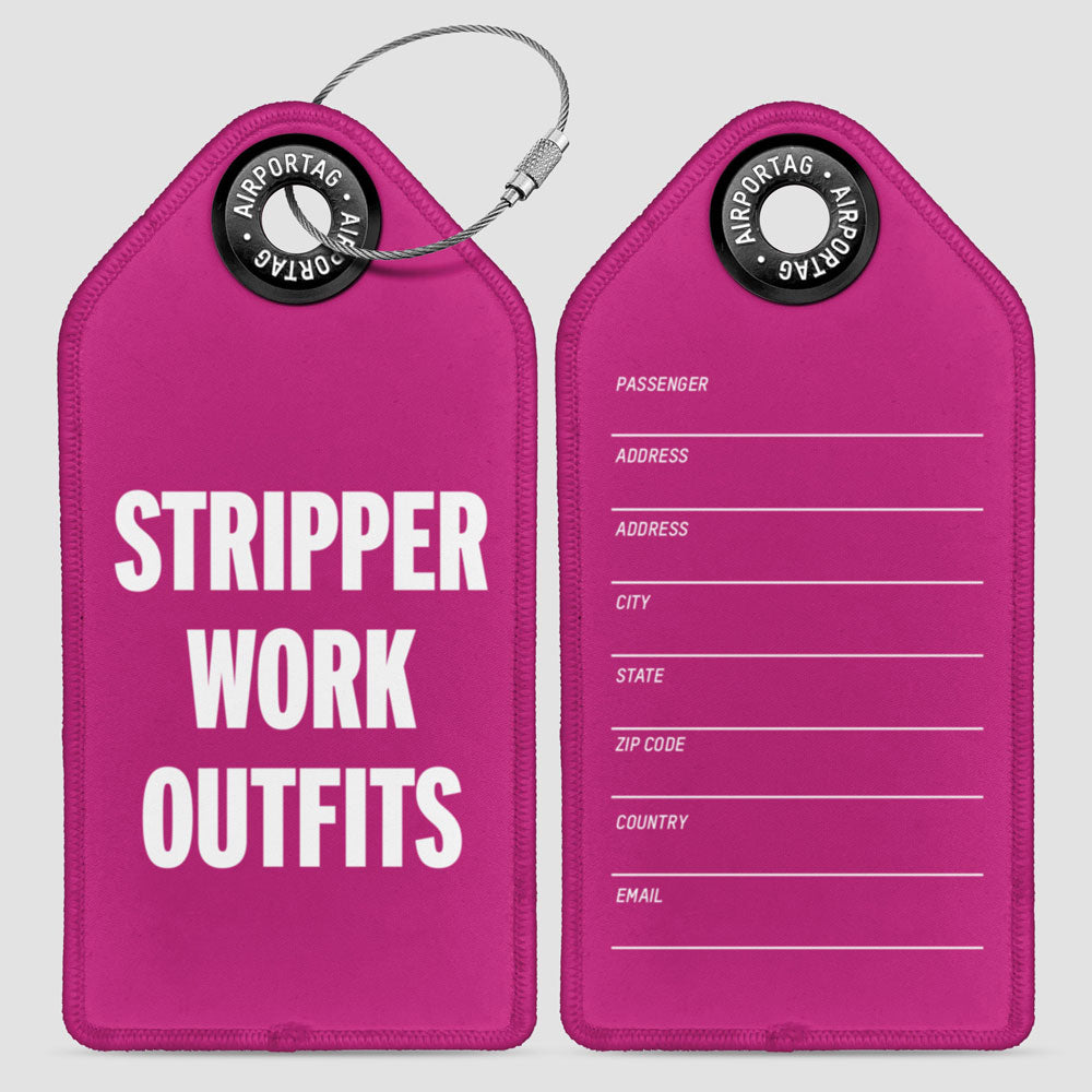 Stripper, Work Outfits - Luggage Tag