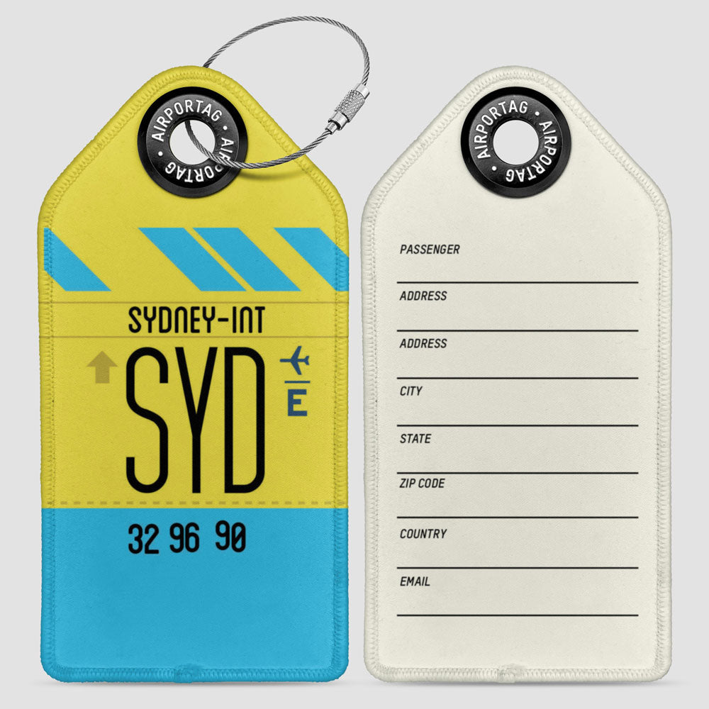 SYD - Étiquette de bagage