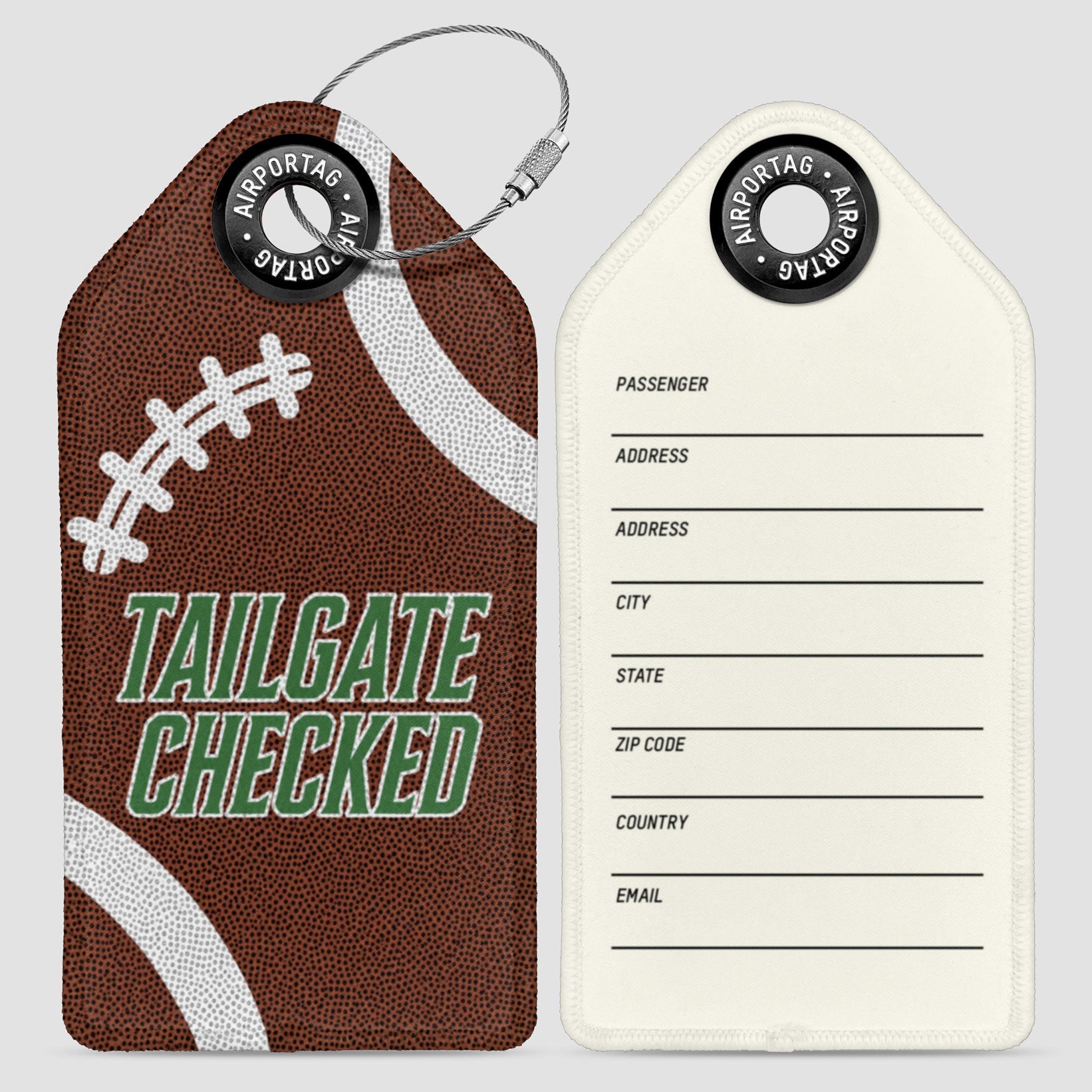 Tailgate Checked - Luggage Tag