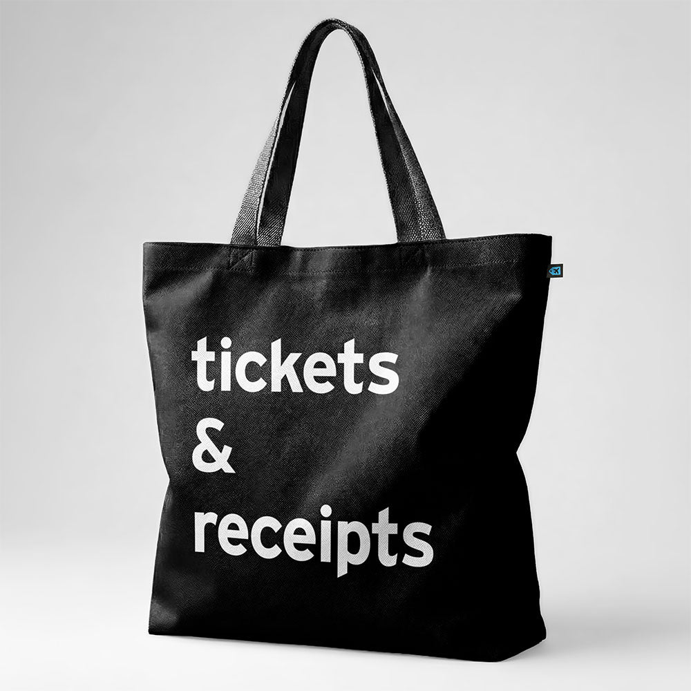 Tickets & Receipts - Tote Bag