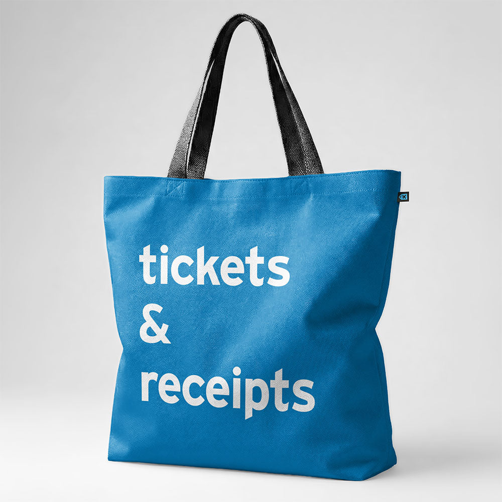 Tickets & Receipts - Tote Bag