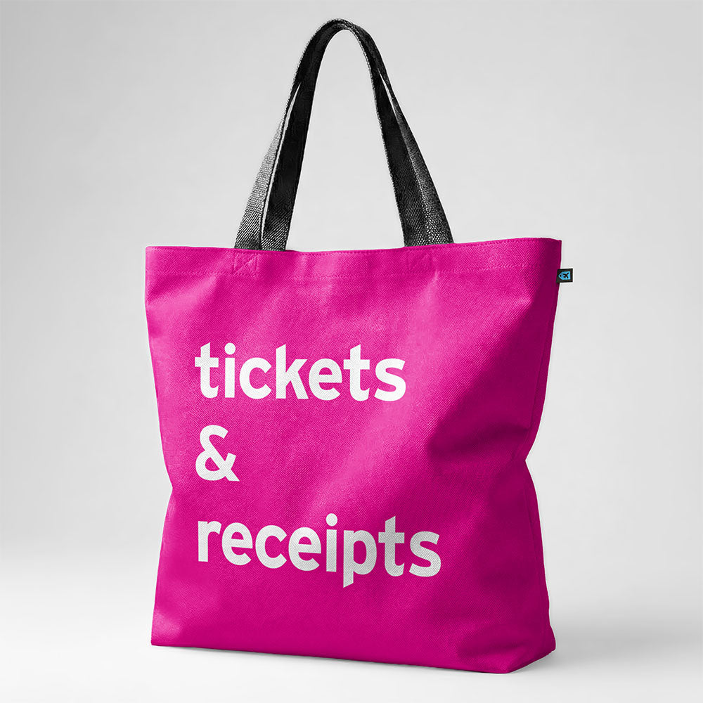 Tickets & Receipts - Tote Bag