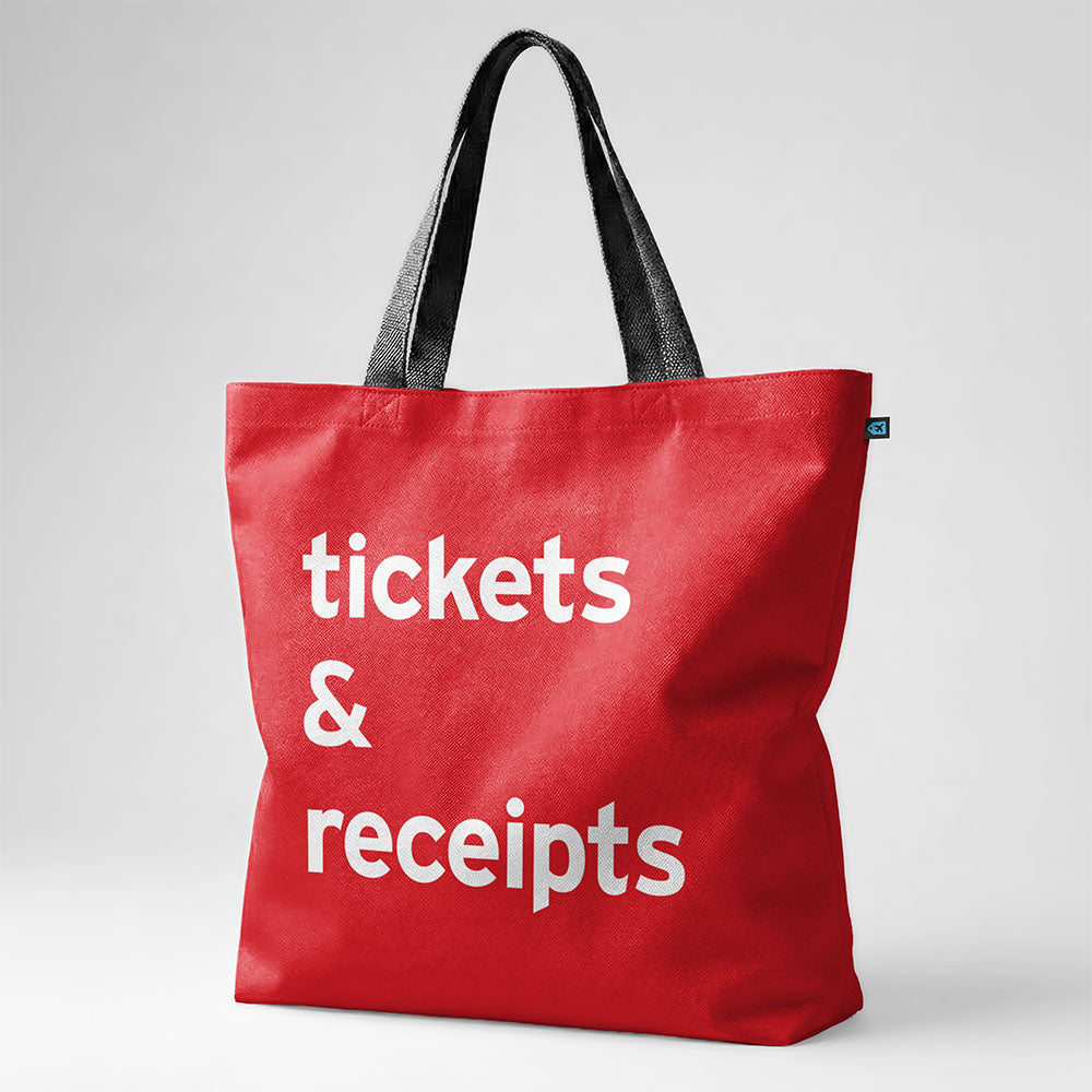 Tickets & Receipts - Tote Bag