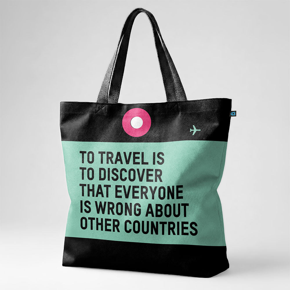 To Travel Is - Tote Bag