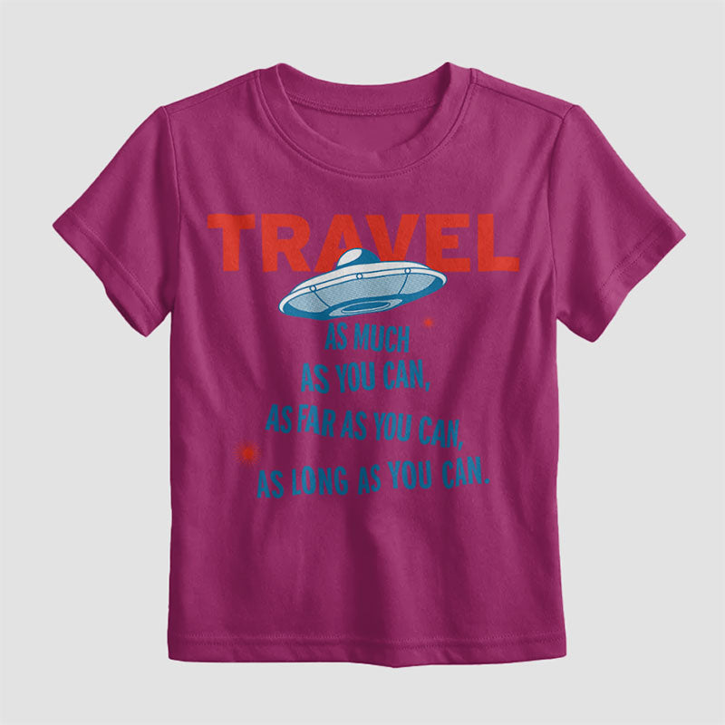 Voyagez autant que vous le pouvez - T-shirt Enfants