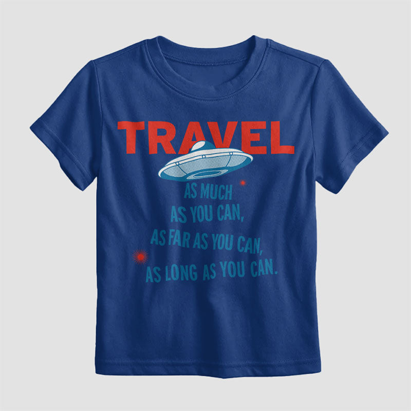 Voyagez autant que vous le pouvez - T-shirt Enfants