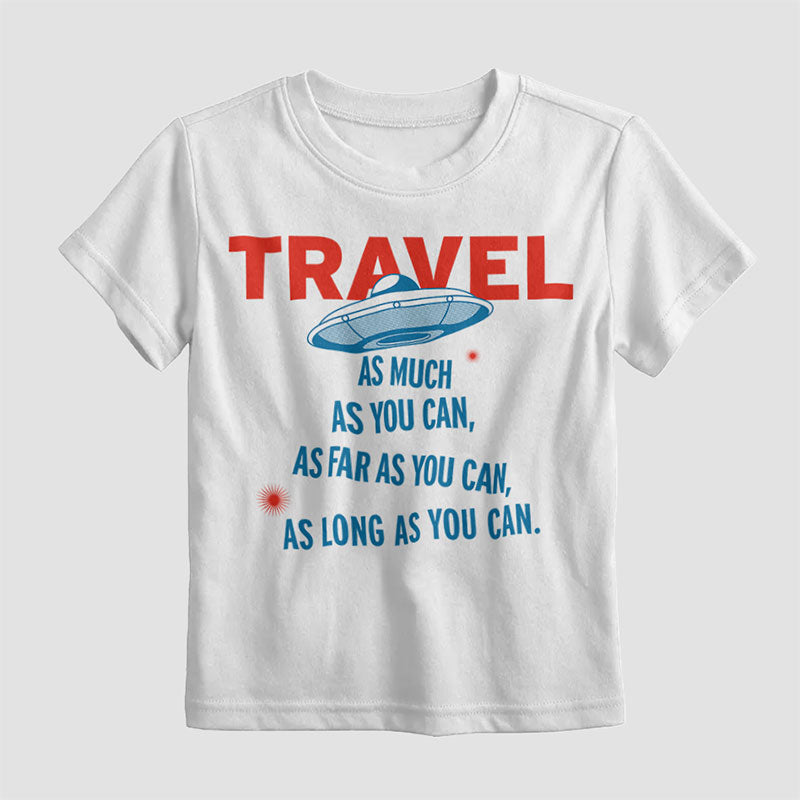 Voyagez autant que vous le pouvez - T-shirt Enfants