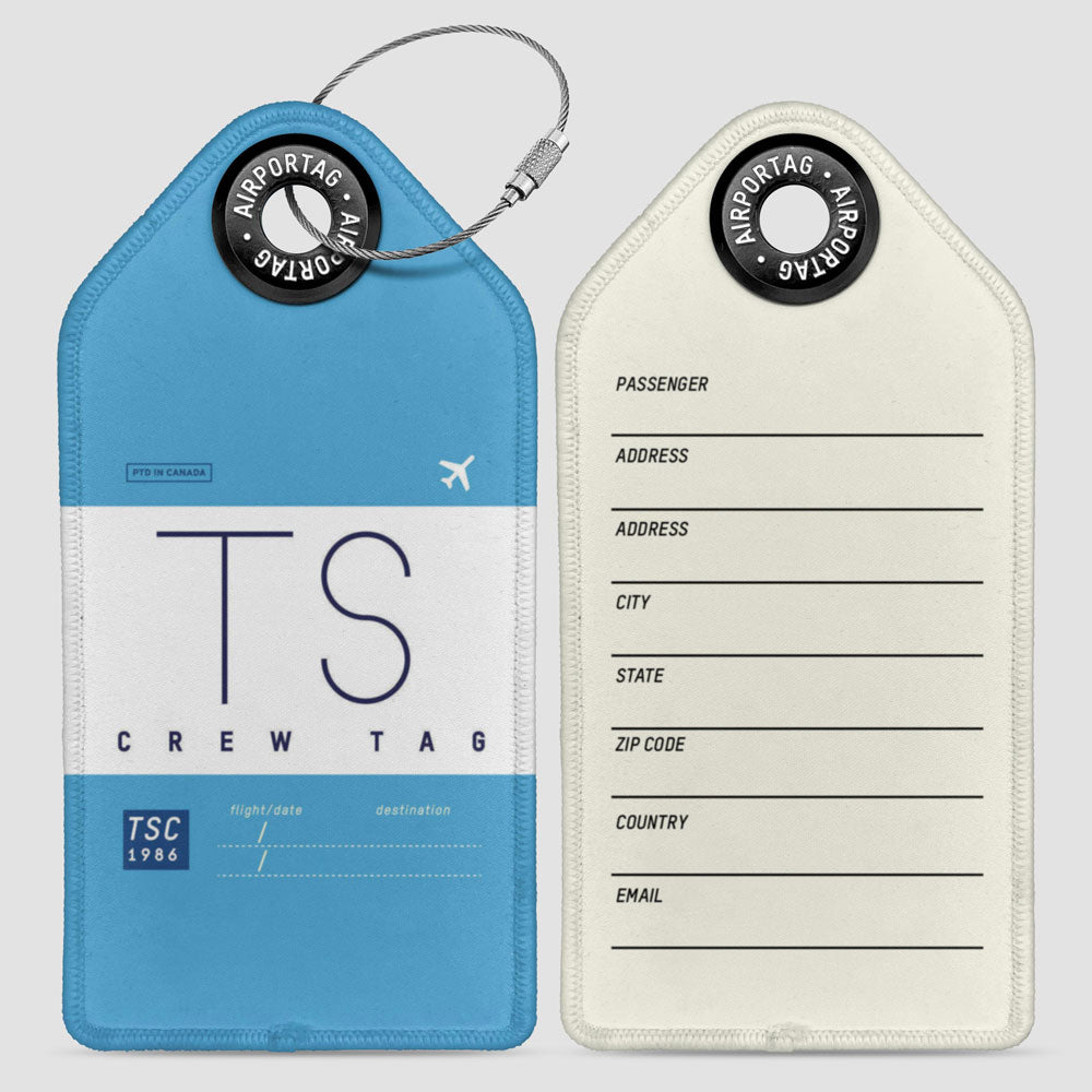 TS - Étiquette de bagage