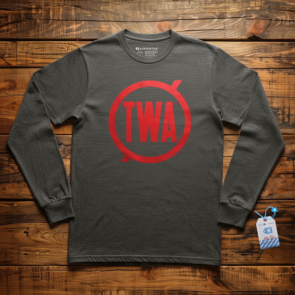 TWA Round Logo - Long Sleeve T-Shirt