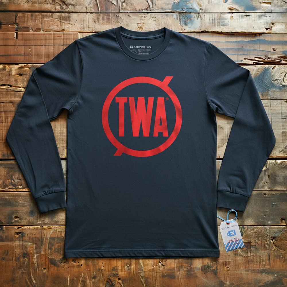 TWA Round Logo - Long Sleeve T-Shirt
