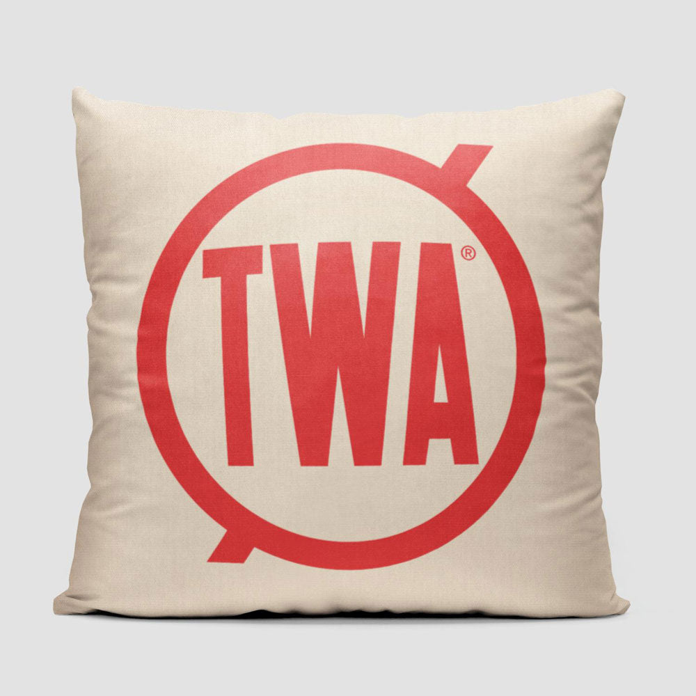 TWA Round Logo - Throw Pillow
