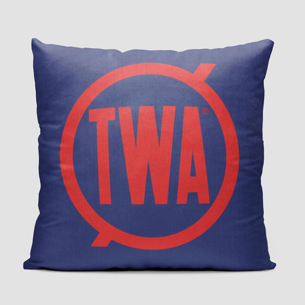 TWA Round Logo - Throw Pillow