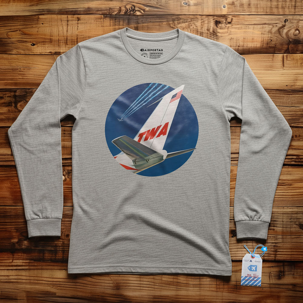 TWA Tailplane - Long Sleeve T-Shirt