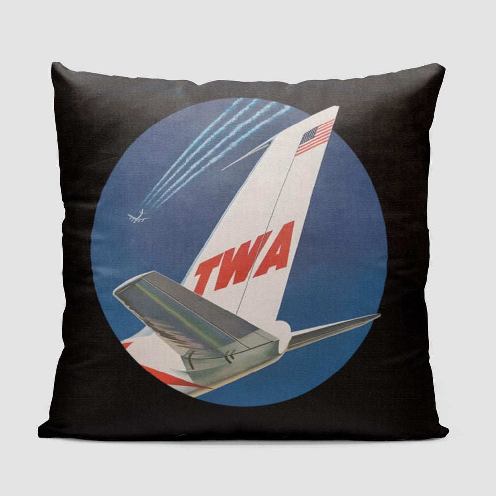 TWA Tailplane - Throw Pillow