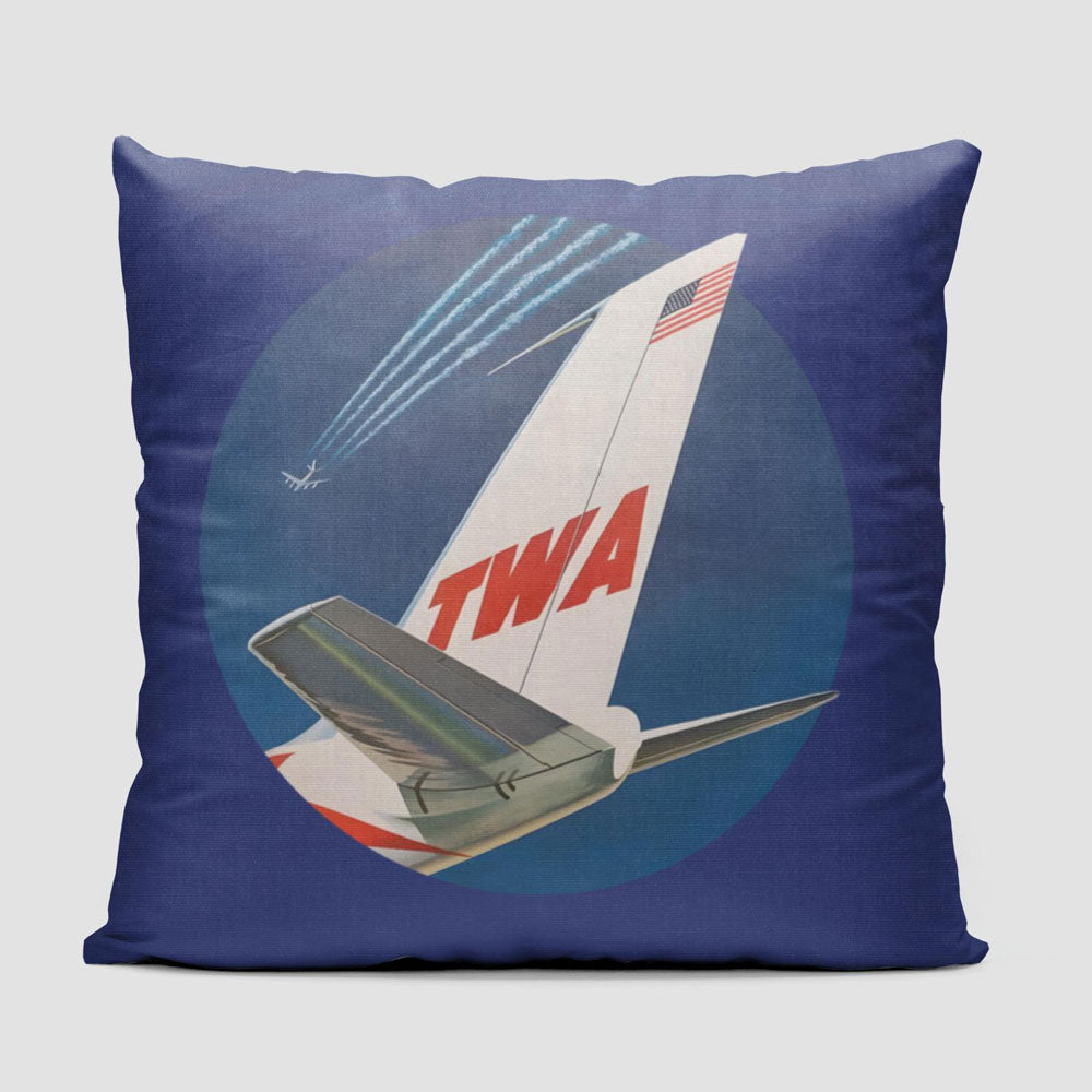 TWA Tailplane - Throw Pillow