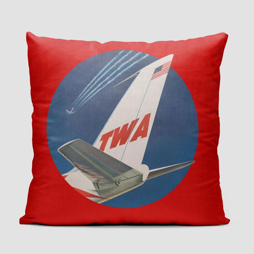 TWA Tailplane - Throw Pillow