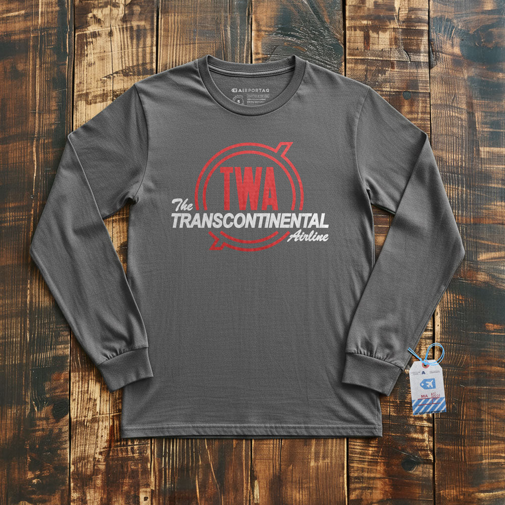 TWA Transcontinental - Long Sleeve T-Shirt
