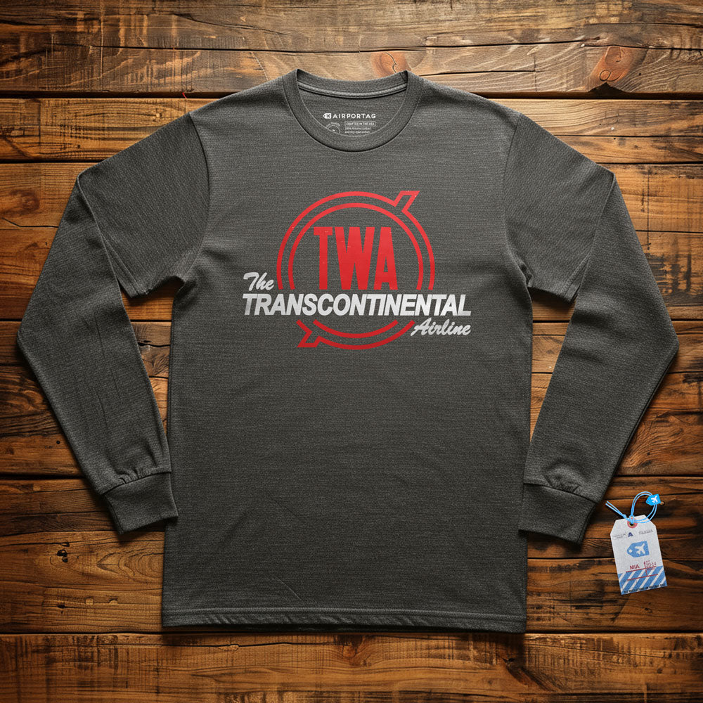TWA Transcontinental - Long Sleeve T-Shirt