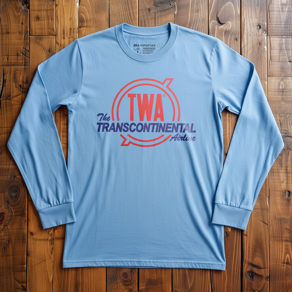 TWA Transcontinental - Long Sleeve T-Shirt