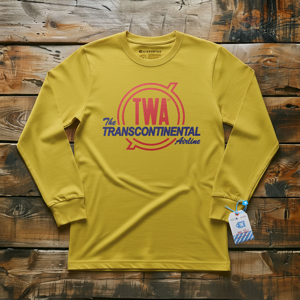 TWA Transcontinental - Long Sleeve T-Shirt